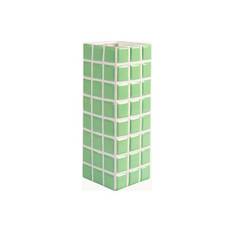 Design-Vase Tile mit Fliesenoptik, H 28 cm
