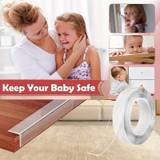 2m Baby Proofing Clear Edge Protector Strip, Soft Corner Protector For Kids, Child Safety Table Guards Against Sharp Corners Cabinets, Tables, Drawers
