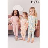 Neon Orange/Blue Floral 3 Pack Printed Long Sleeve Pyjamas (9mths-10yrs)