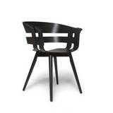 Design House Stockholm stol - Wick stol i sort ask sæde/sort ask ben