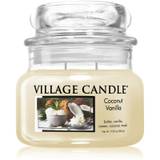 Village Candle Coconut Vanilla duftlys (Glass Lid) 262 g