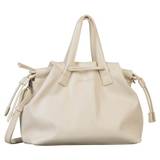 Bea Zip Tote Bag L Cream-White