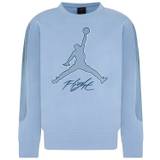 Jordan Sweatshirt - Court Flight - Blue Grey - Jordan - 8-10 år (128-140) - Sweatshirt