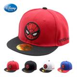 Disney Spiderman Baby Boys Baseball Cap Snapback Sun Hat Hip Hop Kids Outdoors Cartoon Hats For Toddlers - White