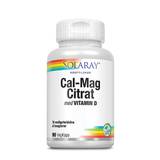 Solaray, Calcium Magnesium Citrat, 90 kap