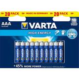 VARTA LONGLIFE Power AAA-batterier LR03 20 stk