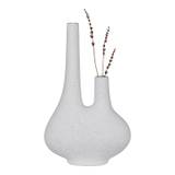 Copenhagen vase - hvid keramik - B 23 x H 37 cm