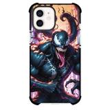 Marvel Venom Phone Case For iPhone And Samsung Galaxy Devices - Venom Body Portrait City Background