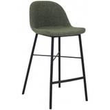 Jade barstol i bomuld H93 cm - Sort/Grøn