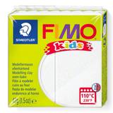 FIMO Kids modellervoks - Hvid Glitter - 42 gram