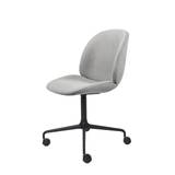 GUBI | Beetle Meeting Chair– Fully Upholstered - 4-Star Base W. Castors, Hot Madison Reboot, Jab (Ch1249 497, Standard)