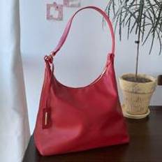 Red Bridal Bag Womens Tote Bag  New Arrival Popular Large Capacity Shoulder Bag For Work With Detachable Strap - Red