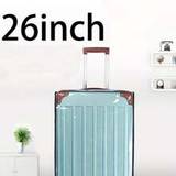 SHEIN 1PC Clear PVC Luggage Cover Case ,Waterproof Travel Protector Suitcase Covers Transparent Dustproof Trolley ProtectorFor Suitcase, Luggage, Trolley Ca