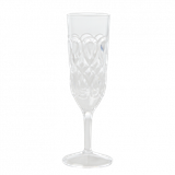 Rice Akryl Champagneglas - Gennemsigtig