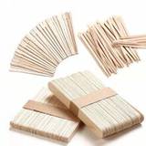 Wooden Wax Sticks   Pcs Waxing Sticks   Style Assorted Wooden Wax Sticks  For Body Legs Face Eyebrow Waxing Applicator Spatulas For Hair Removal Or Wo - Beige - one-size