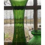 Vintage stor grøn vase 30 cm