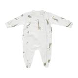 JACKY 1-delt pyjamas BABY ON TOUR fra white allover- i dag 10x babypoints - - 68