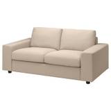 IKEA - VIMLE 2-pers. sofa, med brede armlæn/Hallarp beige