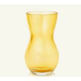 Calabas Vase - amber - H16 cm