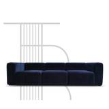 HAY Mags Sofa - 3 Pers. - Harald Velour