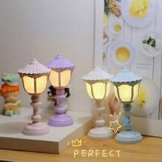 pc Creative Gift DIY Small Night Lamp Vintage Lamp Mini Decorative Lamp For Bedroom Desktop Decoration Small Table Lamp Warm Light Atmosphere Lamp Nig - Multicolor - Pink,Purple,White,Sky Blue