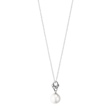 MAGIC vedhæng - 18 kt. hvidguld med perle og diamanter