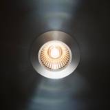 LED indbygningsspot Diled, Ø 6,7 cm, 3.000 K, stål