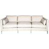 Englesson Wave Sofa 3-pers Curved Pk1 - 3 personers sofaer Nolita Almond 01 - 5165-NOL01-BEN CHR