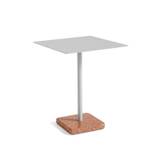 Terrazzo Table fra Hay (L: 60 x B: 60 x H: 74 cm, Sky grey / rød terrazzo)