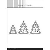 Simple and Basic - Die - Christmas Trees -Juletræ - SBD356