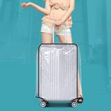 SHEIN Pvc Transparent Plastic Suitcase Cover Luggage Protector Bag, Full Size, For Travel