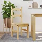 vidaXL spisebordsstole 2 stk. 40x46x99 cm massivt fyrretræ
