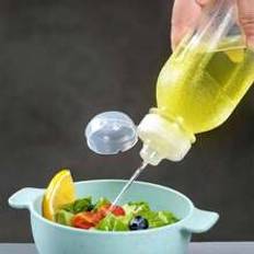 Kitchen Oil Dispenser Bottle Oil Sprayer Seasoning Cooking Baking Dispenser Container For Sauce Tomato Sauce Vinegar Mustard Olive Oil pc - White - 300ML,500ml,300 Ml,500 Ml