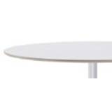 HAY AAT20 Table Ø: 110xH: 74 cm - White Powder Coated Aluminium/White Laminate