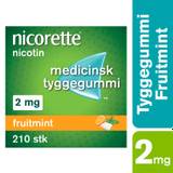 Nicorette Tyggegummi Fruitmint 2 mg. - 210 stk.
