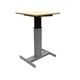 ConSet hæve sænkebord 501-19 - Ahorn 60x60 - Sølv, 60x60 - ConSet