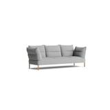 HAY Pandarine 3 Seater Sofa Reclining Armrest B: 255 cm - Steelcut Trio 133 / Oiled Solid Oak