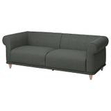 IKEA - VISKAFORS 3-pers. sofa, Lejde grågrøn