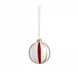Holmegaard - Souvenir Julekugle - Stripes Red