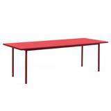 HAY - Two-Colour Table 240 Red / Marron Red