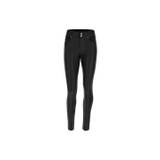 N.O.W.® superskinny trousers with a faux leather front