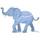 Blå Elefant Logo