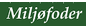 Miljøfoder Logo