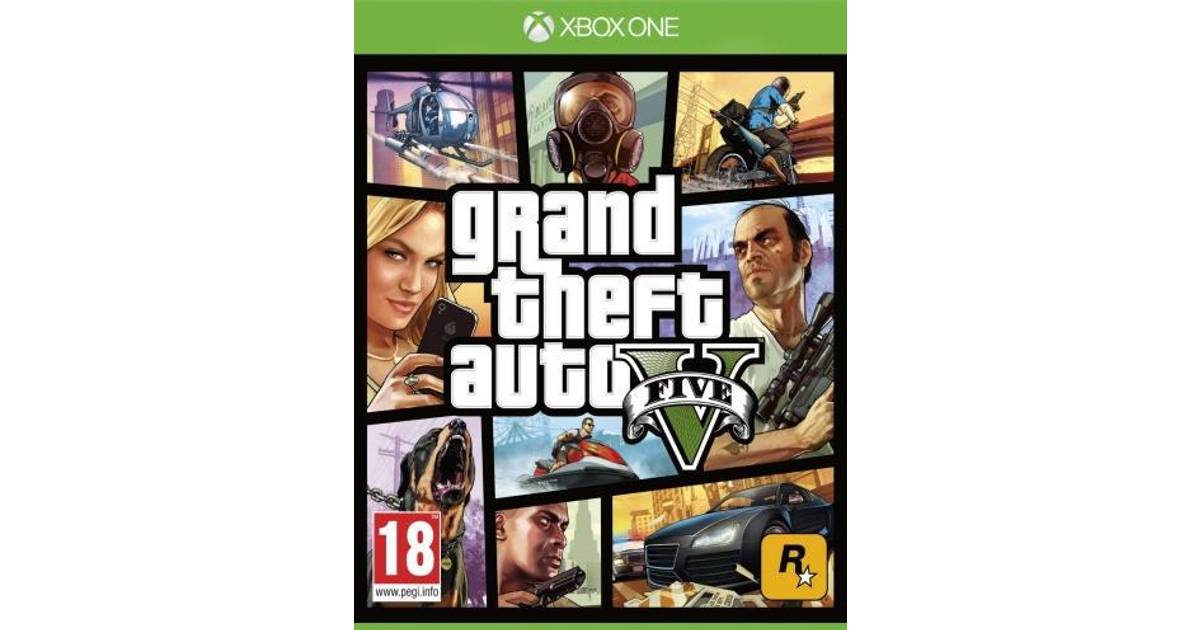 Grand Auto V Xbox One • Se laveste pris (8 butikker)
