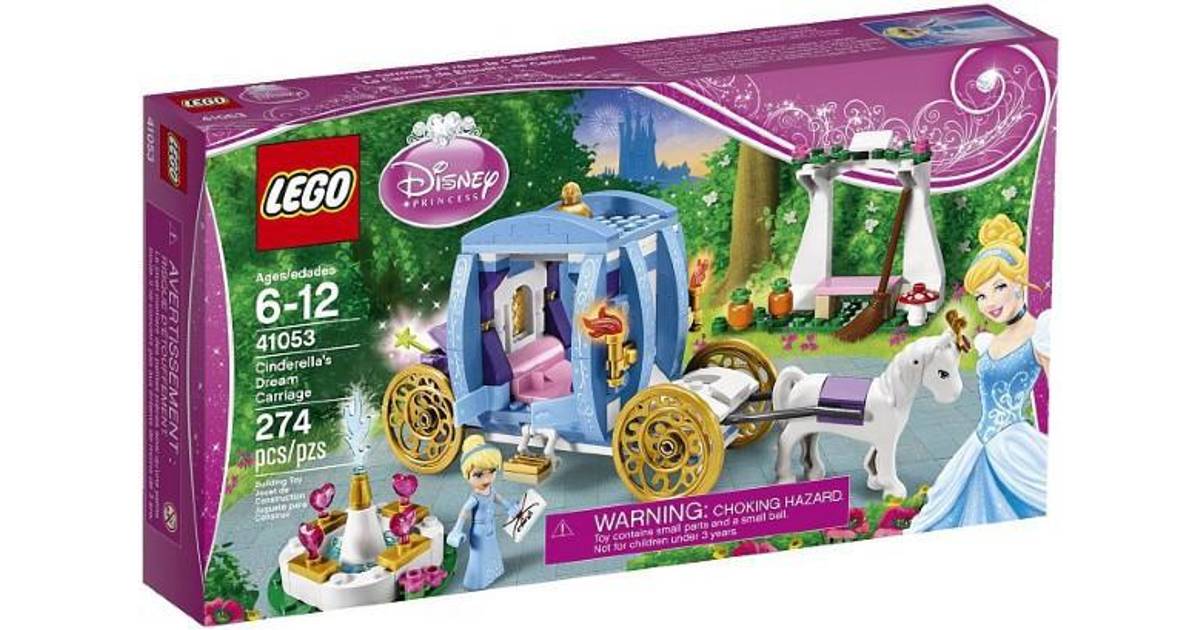 Bange for at dø influenza lære Lego Disney Princess Askepots Drømmekaret 41053