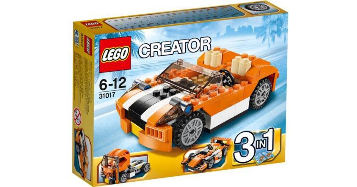 Sund mad klog Frem Lego Creator Sunset Speeder 31017 • Se PriceRunner »