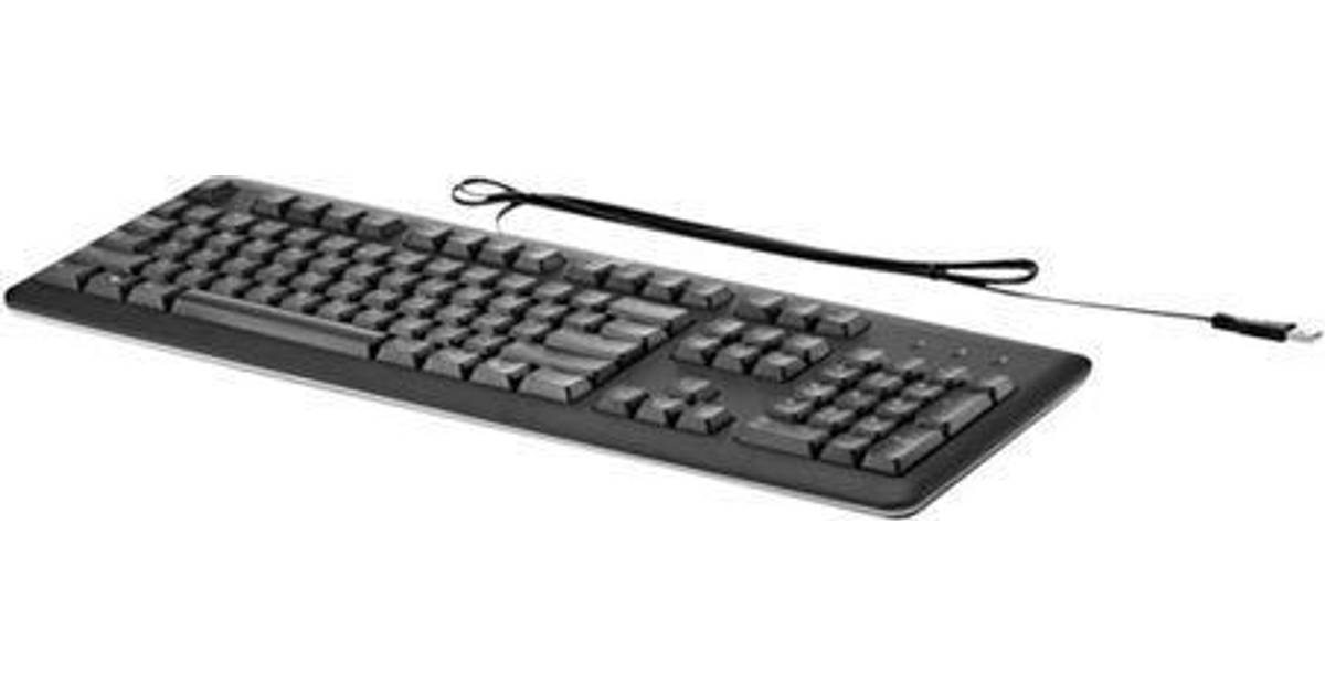 HP USB Keyboard Dansk • Se pris (15 butikker) hos PriceRunner »
