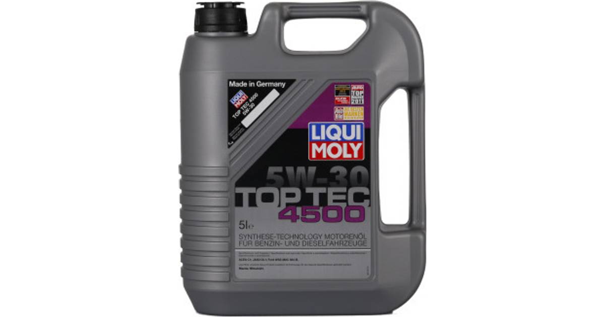 udbrud Opmærksom solsikke Liqui Moly TOP TEC 4500 5W-30 Motorolie 5L • Priser »