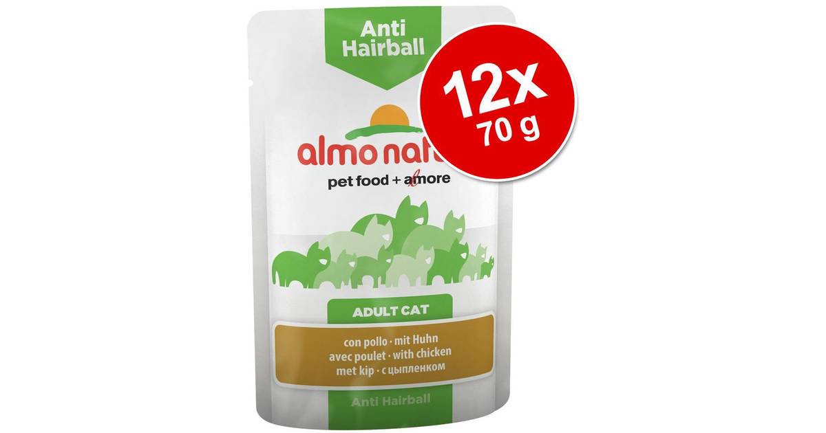væske Gammel mand respons Almo Nature Almo Nature Anti Hairball 6x70g - Kylling