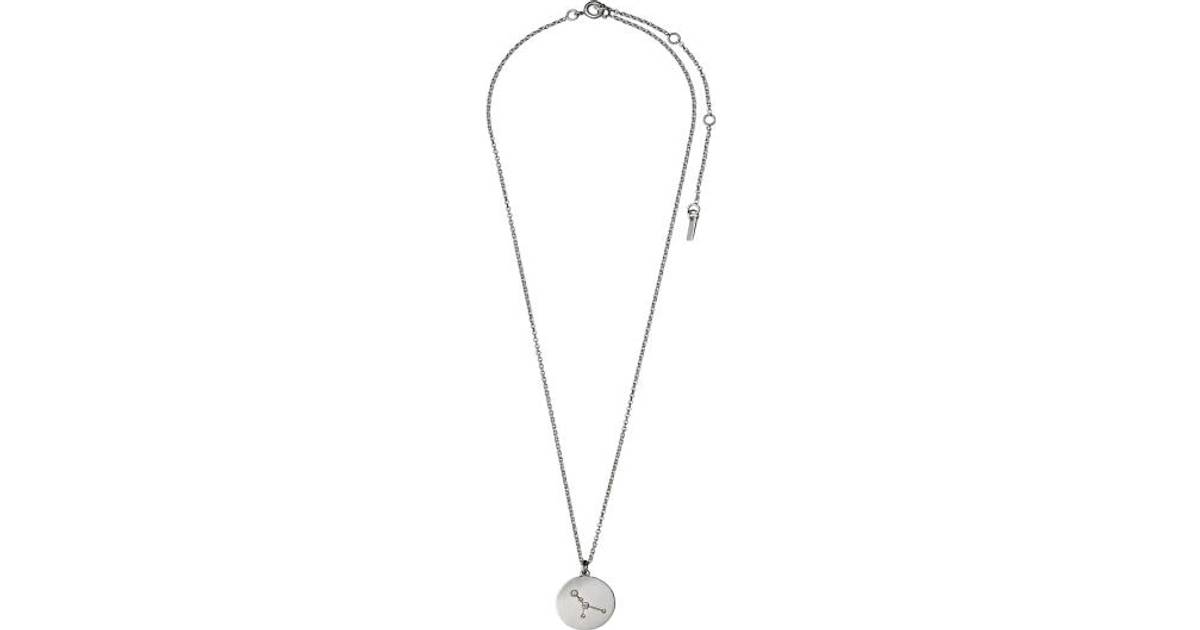 Cancer Necklace - Silver/Transparent • pris